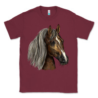Burgundy Tennessee Horse Classic Tee - LillyAllenDesigns