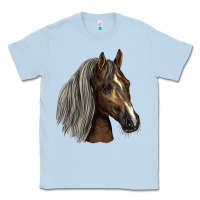 Dusty Blue Tennessee Horse Classic Tee - LillyAllenDesigns