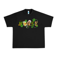 Black st patricks day nurse Urban Heavy Tee - BarkalooDesign