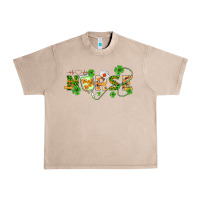 St Patricks Day Nurse Urban Heavy Tee | Teevron