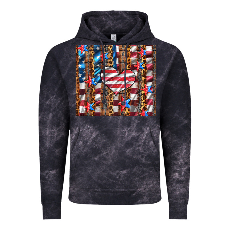 Western Usa Flag Heart And Stars Tumbler Vintage Hoodie by Artiststas | Teevron