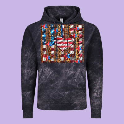 Western Usa Flag Heart And Stars Tumbler Vintage Hoodie Designed By Artiststas