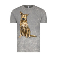 Cloud Rock chinook dog Vintage Tee - LillyAllenDesigns