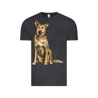 Vintage Black chinook dog Vintage Tee - LillyAllenDesigns