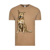 Vintage Coffee chinook dog Vintage Tee - LillyAllenDesigns