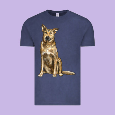 Chinook Dog Vintage Tee Designed By Lillyallendesigns