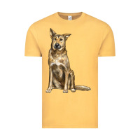 Vintage Mustard chinook dog Vintage Tee - LillyAllenDesigns
