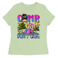 Matcha camp hair don't care Ladies Tee - Zillion Design Studio