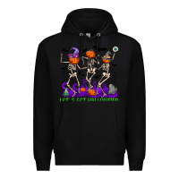 Black Let's get halloweird Premium Hoodie - NancyCooperArtShop