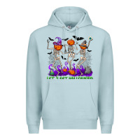 Blue Mist Let's get halloweird Premium Hoodie - NancyCooperArtShop