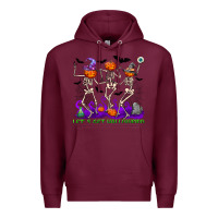 Burgundy Let's get halloweird Premium Hoodie - NancyCooperArtShop