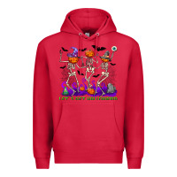 Cardinal Let's get halloweird Premium Hoodie - NancyCooperArtShop