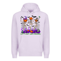 Lilac Let's get halloweird Premium Hoodie - NancyCooperArtShop