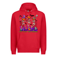 Red Let's get halloweird Premium Hoodie - NancyCooperArtShop