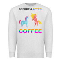 Oatmeal Heather Before After Coffee Premium Sweatshirt - Bettercallsaul