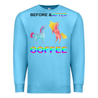 Ocean Blue Before After Coffee Premium Sweatshirt - Bettercallsaul