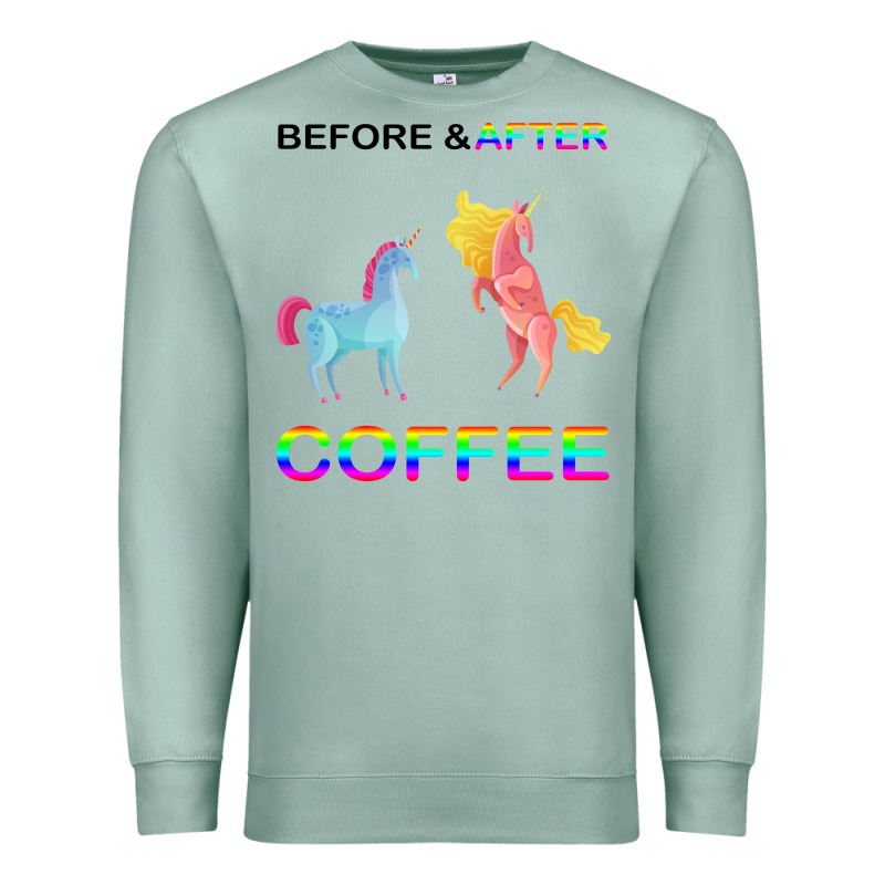 Before After Coffee Premium Sweatshirt by Bettercallsaul | Teevron