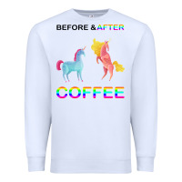 White Before After Coffee Premium Sweatshirt - Bettercallsaul