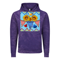 Cloud Purple patriotic celebration Vintage Hoodie - BundleAndBundleShop
