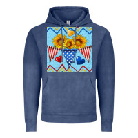Vintage Denim patriotic celebration Vintage Hoodie - BundleAndBundleShop