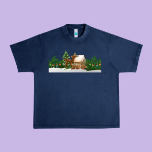 Christmas Cookie Jar Urban Heavy Tee Designed By Jasminsmagicworld