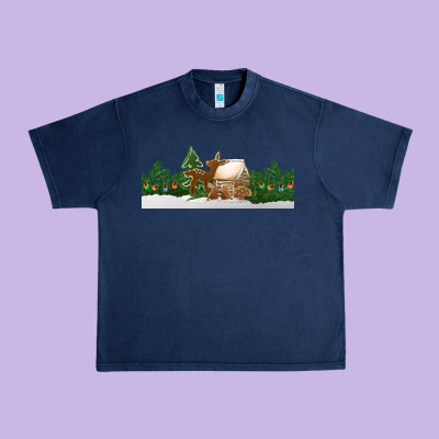 Christmas Cookie Jar Urban Heavy Tee Designed By Jasminsmagicworld
