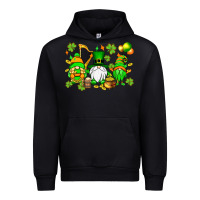 Black St. Patrick's Day gnomes Urban Hoodie - OliviaCreatesArt