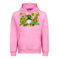 Fuchsia Pink St. Patrick's Day gnomes Urban Hoodie - OliviaCreatesArt