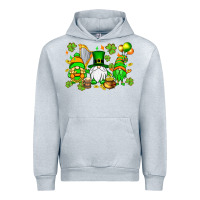 Heather Grey St. Patrick's Day gnomes Urban Hoodie - OliviaCreatesArt