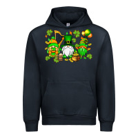 Navy St. Patrick's Day gnomes Urban Hoodie - OliviaCreatesArt