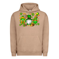 Pigment Burro St. Patrick's Day gnomes Urban Hoodie - OliviaCreatesArt