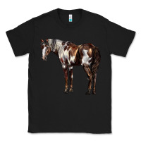 Black Mustang Horse Classic Tee - LillyAllenDesigns