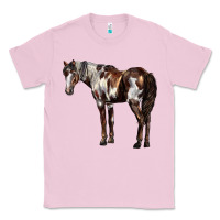 Bubblegum Pink Mustang Horse Classic Tee - LillyAllenDesigns