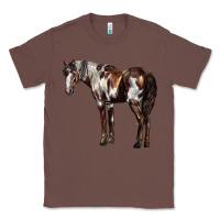 Chestnut Mustang Horse Classic Tee - LillyAllenDesigns