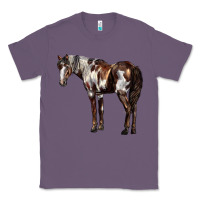 Lavender Mustang Horse Classic Tee - LillyAllenDesigns