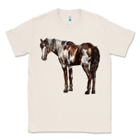 Natural Mustang Horse Classic Tee - LillyAllenDesigns