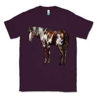 Plum Mustang Horse Classic Tee - LillyAllenDesigns