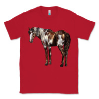 Red Mustang Horse Classic Tee - LillyAllenDesigns