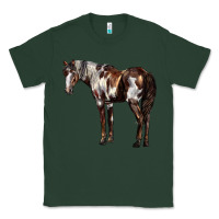 Sports Green Mustang Horse Classic Tee - LillyAllenDesigns