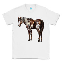 White Mustang Horse Classic Tee - LillyAllenDesigns