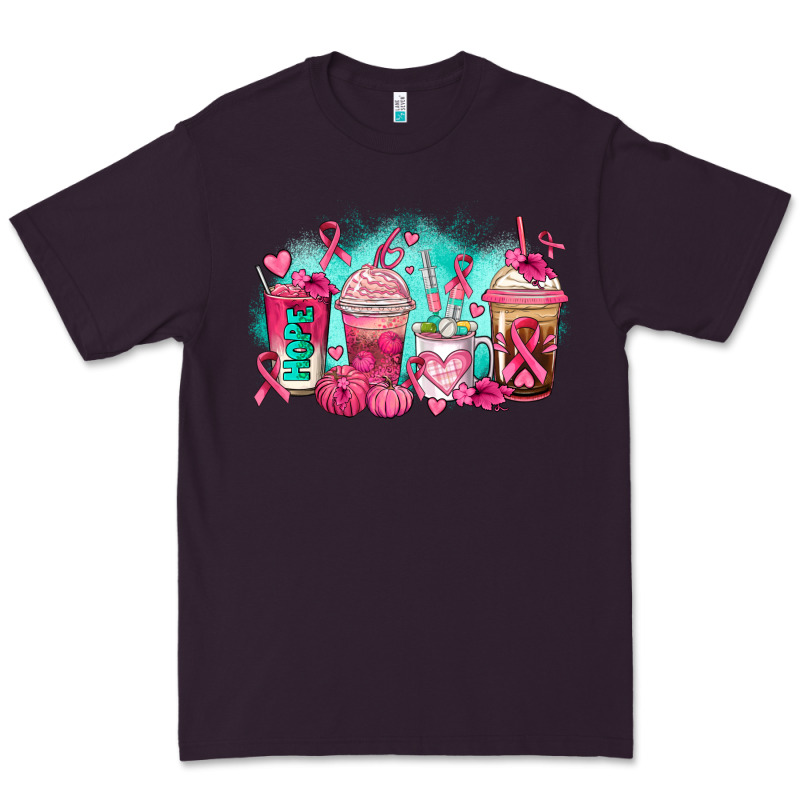 Breast Cancer  Coffee Cups Premium Tee by AdoDesignShop | Teevron