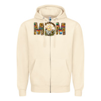 Sandshell Western Mom With Baby Jesus Zipper Hoodie - BundleAndBundleShop