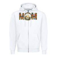 White Western Mom With Baby Jesus Zipper Hoodie - BundleAndBundleShop