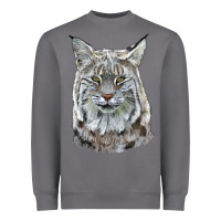 Storm Bobcat Head Heavyweight Sweatshirt - LillyAllenDesigns