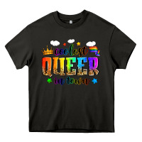 Asphalt coolest queer in town Heavy Core Tee - Zillion Design Studio