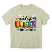 Mossy coolest queer in town Heavy Core Tee - Zillion Design Studio