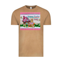 Vintage Camel happy easter y'all  rabbit Vintage Tee - BarkalooDesign