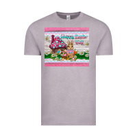 Vintage Zinc happy easter y'all  rabbit Vintage Tee - BarkalooDesign