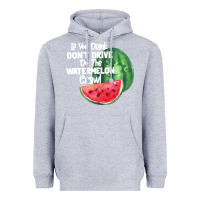 Heather Grey Watermelon Crawl Heavyweight Hoodie - Bettercallsaul
