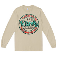 Mushroom floatin on the river killin my liver Long Sleeve Tee - MaliasSmallBusiness